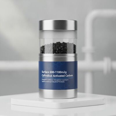 Cylindrical Activated Carbon Pellets with 600-1100m²/g Surface Area and 30-70% CTC for Water Treatment And Gas Purification